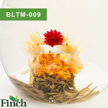 100% artesanal chinês Fujian chá verde com base em floração florescendo bola de chá (Shui Zhong Hua Lan)